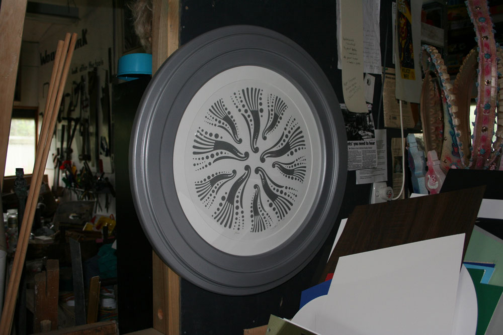 Round frame » Sam Broad Art and Framing, Wellington NZ
